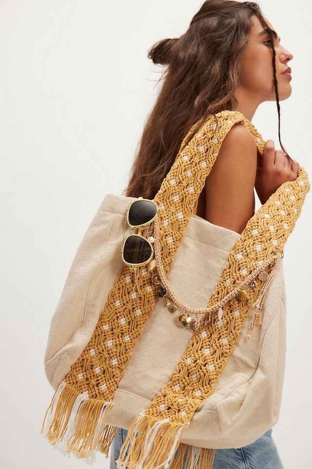Mia Macrame Strap Tote #4
