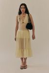 ESTHE Chiffon V-Neck Midi Slip