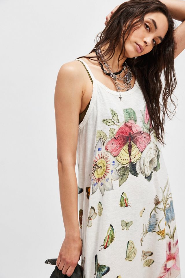 Magnolia Pearl Botanical Butterfly Maxi Top | Free People