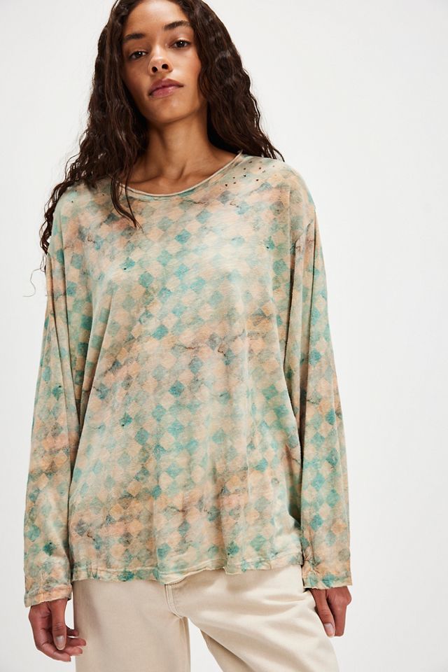 Magnolia Pearl Tangier Checker Long Sleeve #3