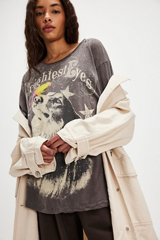 Magnolia Pearl Brightest Eyes Tee At Free People In Grey