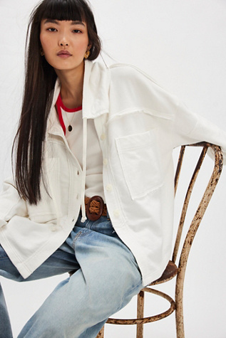 Avalon Sweatshirt by Free People in White, Size: XS
