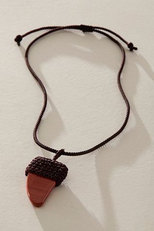 Eleanor Pendant Necklace At Free People In Red Agate