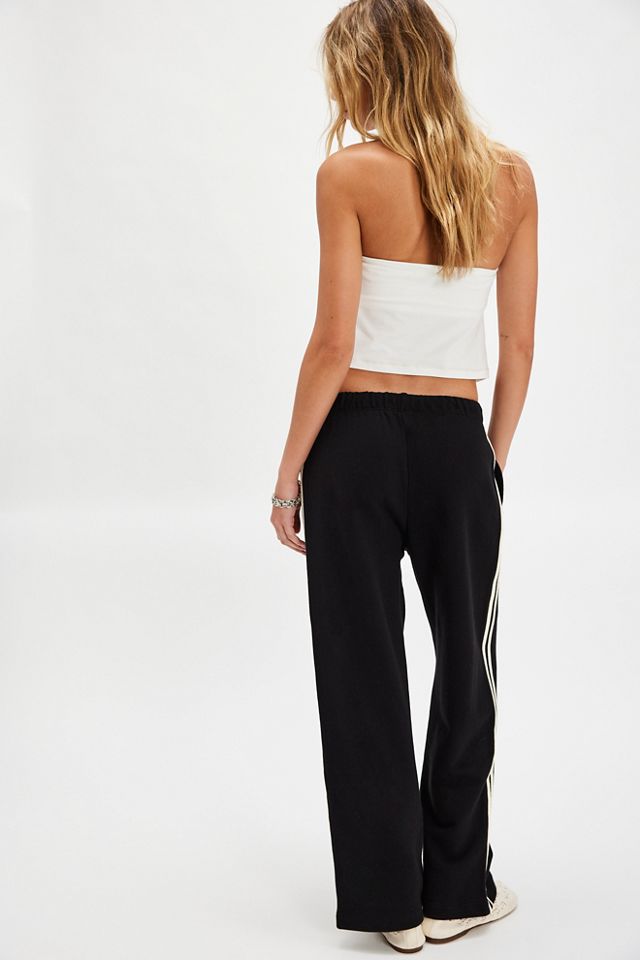 DONNI. The Eco-Terry Stripe Crop Pants #1