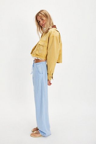 DONNI. The Linen Drawstring Pants