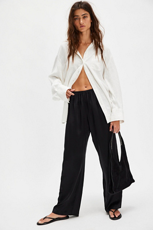 DONNI. The Silk Simple Pants
