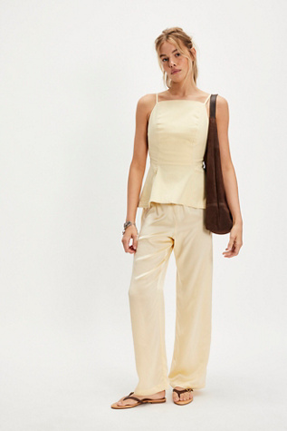 DONNI. The Silk Simple Pants