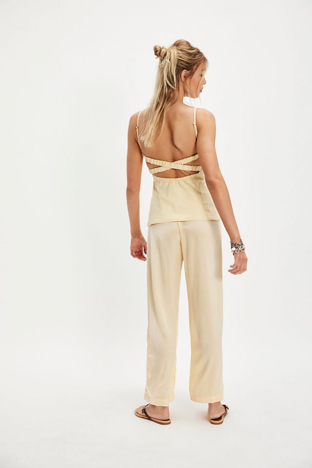 DONNI. The Silk Simple Pants