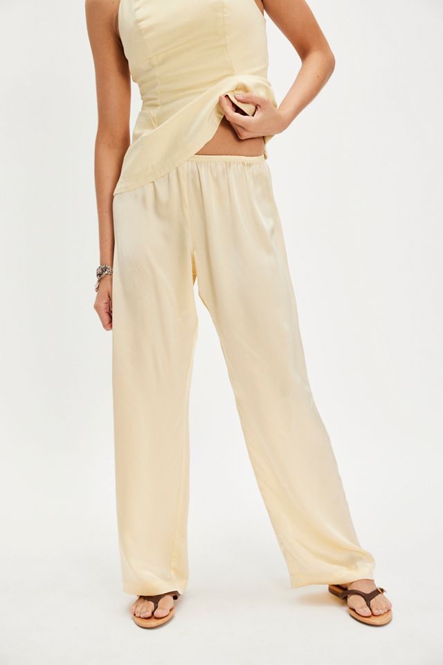 DONNI. The Silk Simple Pants