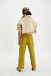 DONNI. The Linen Stripe Crop Pants