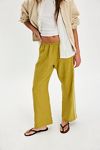 DONNI. The Linen Stripe Crop Pants