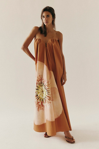 Significant Other Shiloh Maxi Dress at Free People in Orange, Size: US 2
