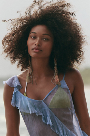 Clearwater Dangle Earrings at Free People in Pink/Rose