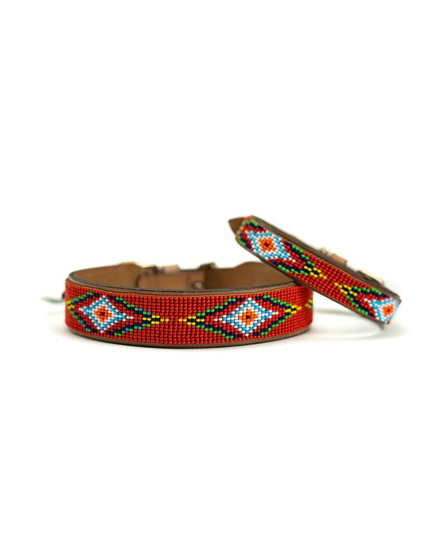 Sambboho Red Vogue Dog Collar #1