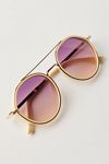 Lunettes de soleil aviateur rondes Lola
