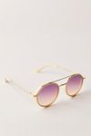 Lunettes de soleil aviateur rondes Lola