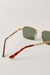 Rhythm Metal Rectangle Sunglasses