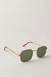 Rhythm Metal Rectangle Sunglasses