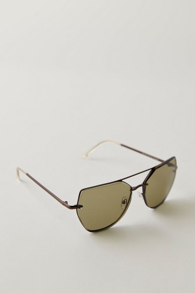 Alma Oversized Aviator Sunglasses #1