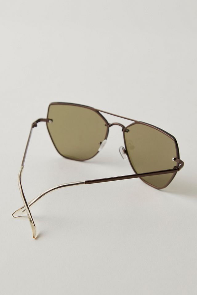 Alma Oversized Aviator Sunglasses #2