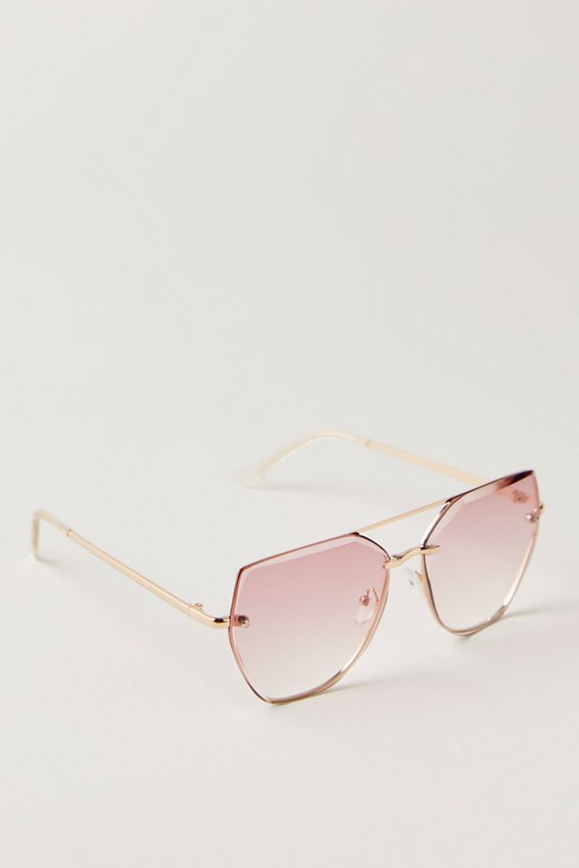 Alma Oversized Aviator Sunglasses #3