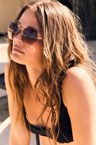 Alma Oversized Aviator Sunglasses