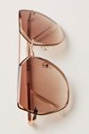 Alma Oversized Aviator Sunglasses