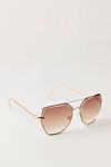 Alma Oversized Aviator Sunglasses
