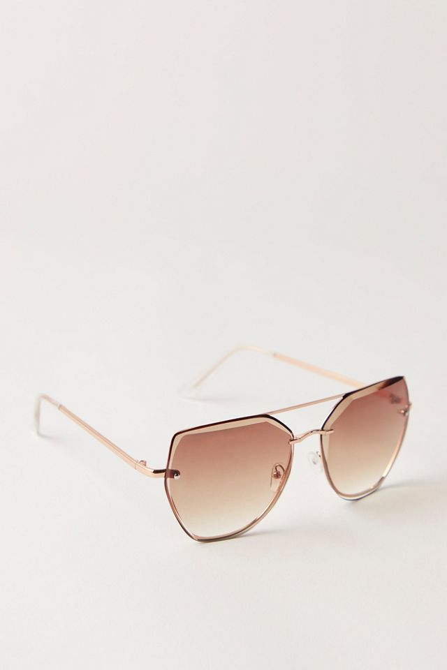 Alma Oversized Aviator Sunglasses #2