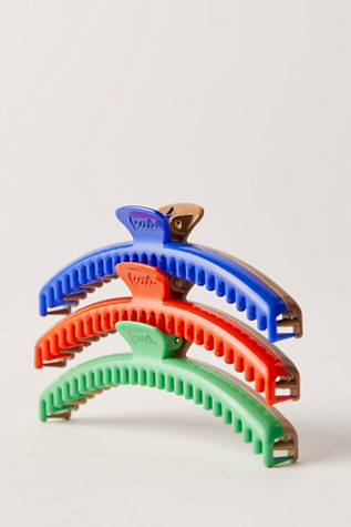 Free People X Kaxi Two-Toned Claw Clip By Kaxi Co. At Free People In Green