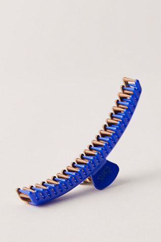 Free People X Kaxi Two-Toned Claw Clip By Kaxi Co. At Free People In Blue