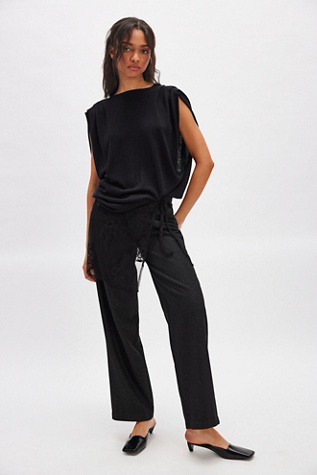 So Mini Sheer Sarong at Free People in Black, Size: M/L