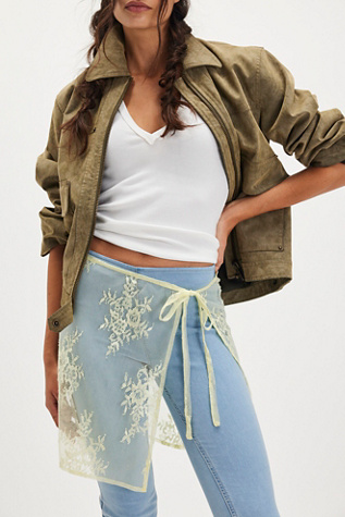 So Mini Sheer Sarong by Free People in Yellow, Size: M/L