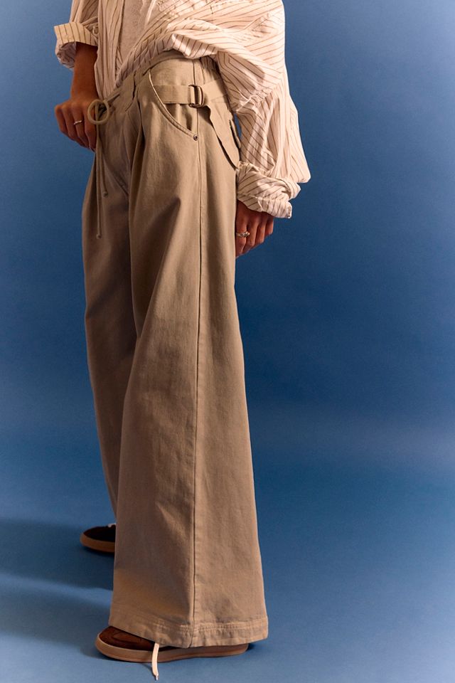 Julien Wide-Leg Chino Trousers #4