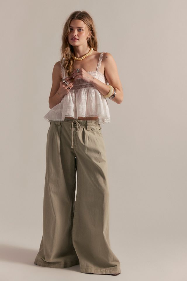 Julien Wide-Leg Chino Trousers #1