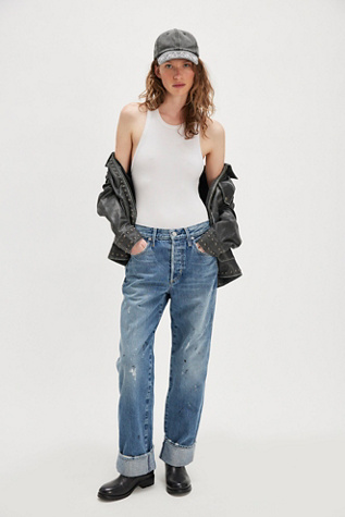 AMO Sonia Cuffed Jeans