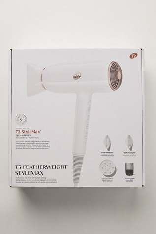 Профессиональный лёгкий фен T3 Featherweight StyleMax, цвет: Белый — фото 4