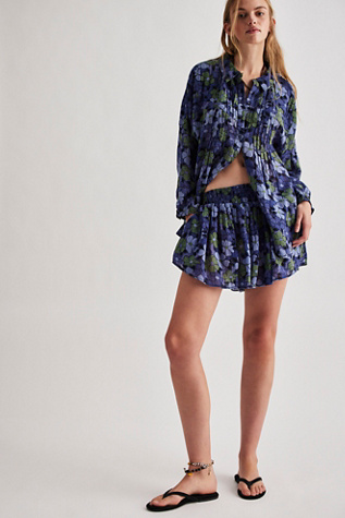 Sienna Skort Set by Free People in Blue, Size: S
