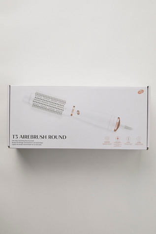 Фен-щётка для объёма T3 Airebrush Round, 2.5 дюйма, цвет: Белый — фото 3