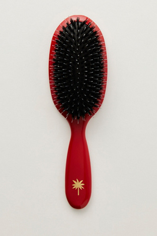 Fan Palm Medium Hair Brush At Free People In Red Poppy