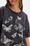 Butterfly Sky Distressed Tee