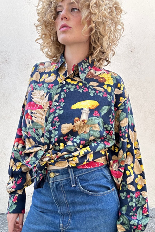 Kenzo Mushroom Print Shirt Selected by The Curatorial Dept.