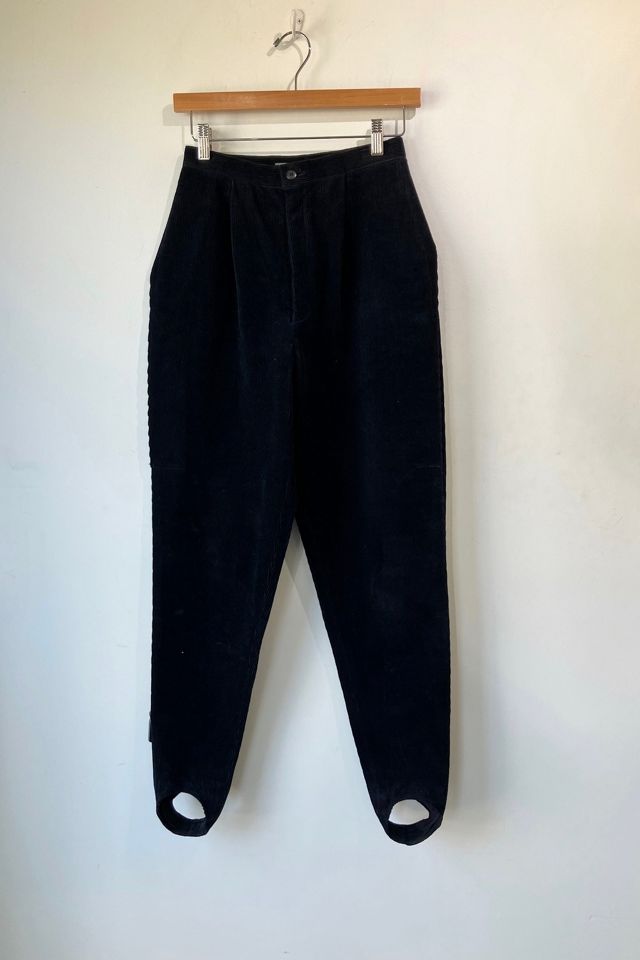 Vintage Issey Miyake Black Corduroy Stirrup Pants Selected by The Curatorial Dept. #2