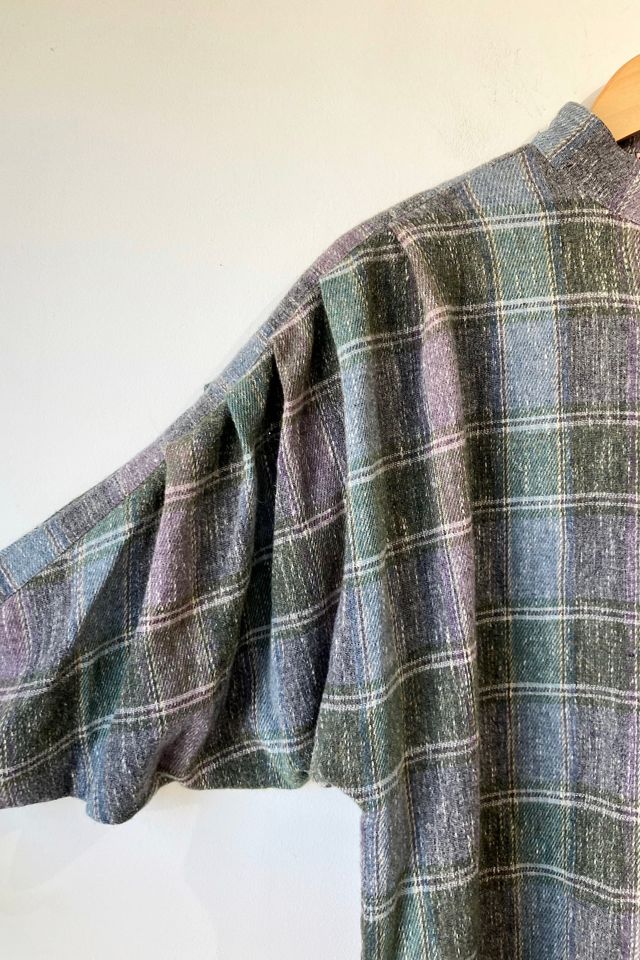 Vintage Issey Miyake Grey Plaid Shirt Selected by The Curatorial Dept. #1