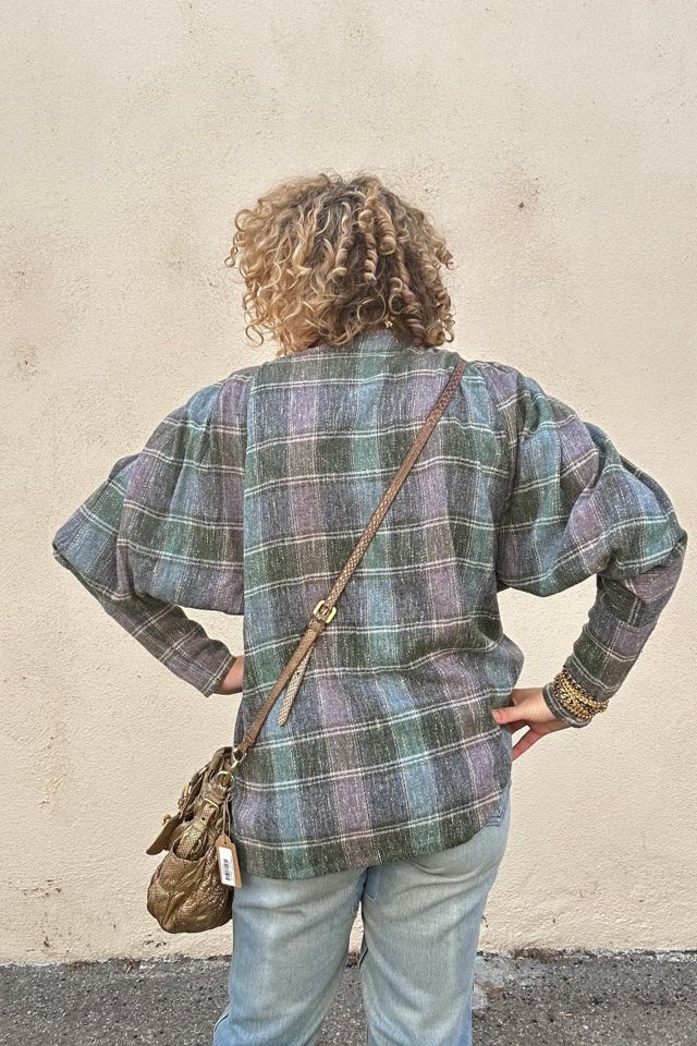 Vintage Issey Miyake Grey Plaid Shirt Selected by The Curatorial Dept. #2