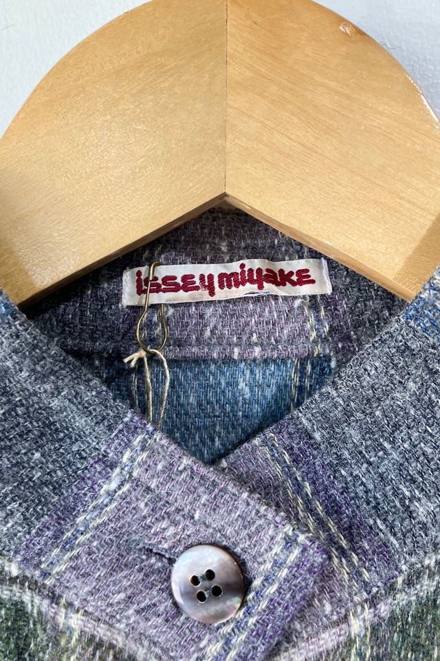 Vintage Issey Miyake Grey Plaid Shirt Selected by The Curatorial Dept. #3