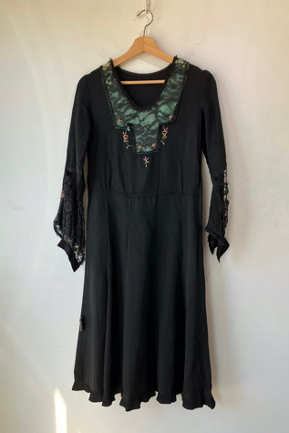 Jay - El Fashion Black 1940s Dress Selected by The Curatorial Dept.