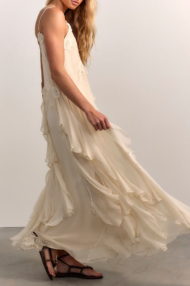 Nigel Preston Floating Angel Chiffon Maxi Dress #1