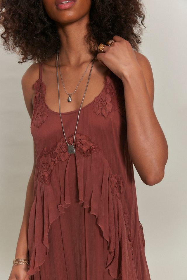 Robe longue en mousseline à ange flottant Nigel Preston #1