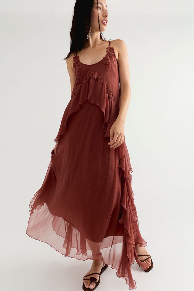 Nigel Preston Floating Angel Chiffon Maxi Dress #1